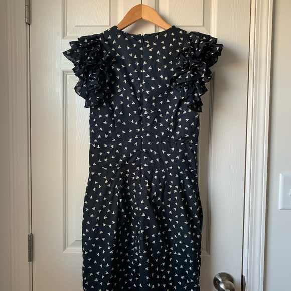 French Connection Dandy Voile Ruffle Dress - Picture 5 of 7